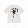 Stüssy Black Widow 8-Ball Graphic Tee – Off-White/Natural