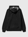 Stüssy Black Hooded Sweatshirt – Minimalist Pullover with Signature Hood Logo