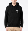 Stüssy Black World Tour Hooded Sweatshirt – Graphic Pullover with City Print