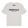 Light oatmeal Fear of God Essentials T-shirt in 2XS from THE EA STORE, featuring a casual fit and soft fabric.