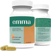 Emma Gut Health supplement by THE EA STORE, 120 capsules, supporting digestion and gut health with doctor-endorsed formula.