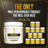 Male performance supplement bottle labeled KING MAKER by THE EA STORE, promoting natural vitality and energy boost for men.