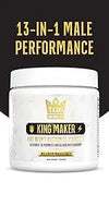 Male performance supplement by THE EA STORE, King Maker, featuring a complete wellness formula with natural power boost for men.