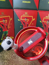 Limited edition Cristiano Ronaldo CR7 Portugal Stanley tumbler by THE EA STORE, featuring a sleek design and Portugal team branding.