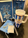 Limited Edition Lionel Messi #10 Argentina Stanley 40oz tumbler by THE EA STORE with Messi’s image and team logo.