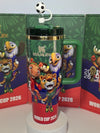 Limited edition Stanley 40oz Quencher H2.0 FlowState tumbler by THE EA STORE, showing its durable stainless steel body and leak-proof lid.