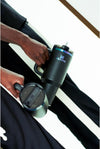 Black Stanley Quencher H2.0 FlowState 40oz tumbler with handle and straw, designed for hot and cold beverages, by THE EA STORE.