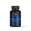 Alpha Brain nootropic capsules by THE EA STORE, 60-count supplement for improved focus, memory, and mental clarity.