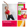 Juice Plus+ Fruit & Vegetable Blend supplement by THE EA STORE, featuring colorful mixed fruits and vegetables in a plastic bottle.