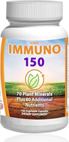 Immuno 150 advanced multivitamin capsules for daily wellness and immune support, by THE EA STORE, featuring 150 capsules.
