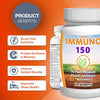 Immuno 150 advanced multivitamin supplement bottle from THE EA STORE, designed for daily wellness and immune support.