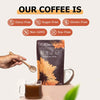 RYZE Organic Mushroom Coffee in a mug, showcasing the adaptogenic coffee blend with mushrooms for energy and focus.