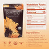 RYZE Organic Mushroom Coffee supplement bottle featuring nutrition facts label, promoting energy and focus with adaptogenic mushrooms.