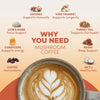RYZE Organic Mushroom Coffee supplement with adaptogenic mushrooms for energy and focus in a natural, health-boosting blend
