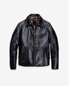 Schott NYC 688 heavyweight cowhide motorcycle jacket, front view