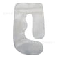 J-Shaped Pregnancy Pillow with Crystal Velvet Cover
